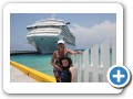 Getting back on the ship in Grand Turk.