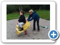 In the park.