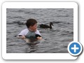 Swimming in Neary's Pond.