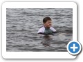 Swimming in Neary's Pond.