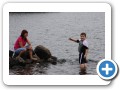 Swimming in Neary's Pond.